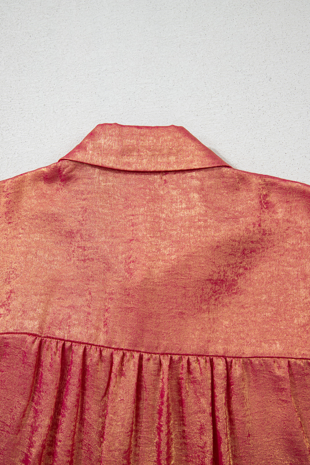 Rose Leopard Print V Neck Plus Size Tee