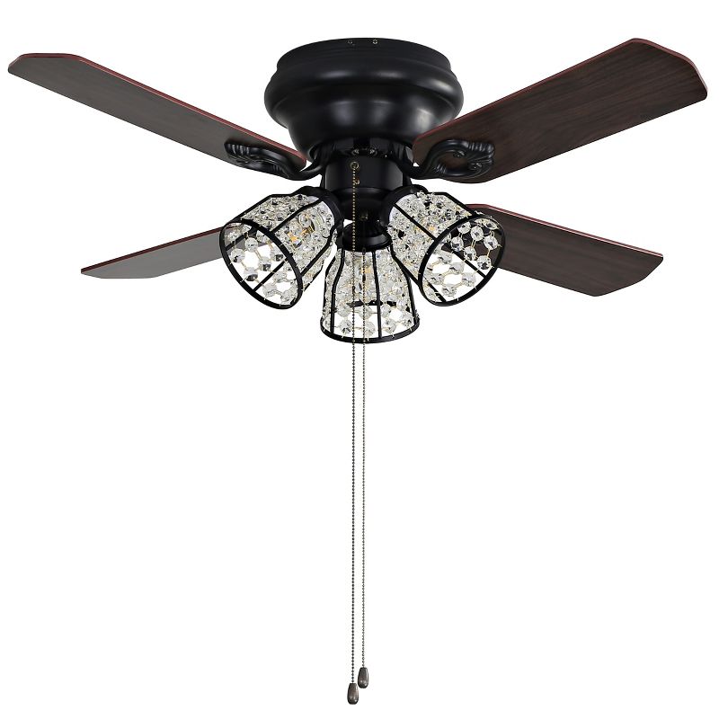 52" Casa Vieja Modern Rustic 3 Blade Ceiling Fan with Remote Brushed Nickel Natural Wood House Bedroom Living Room Home Kitchen