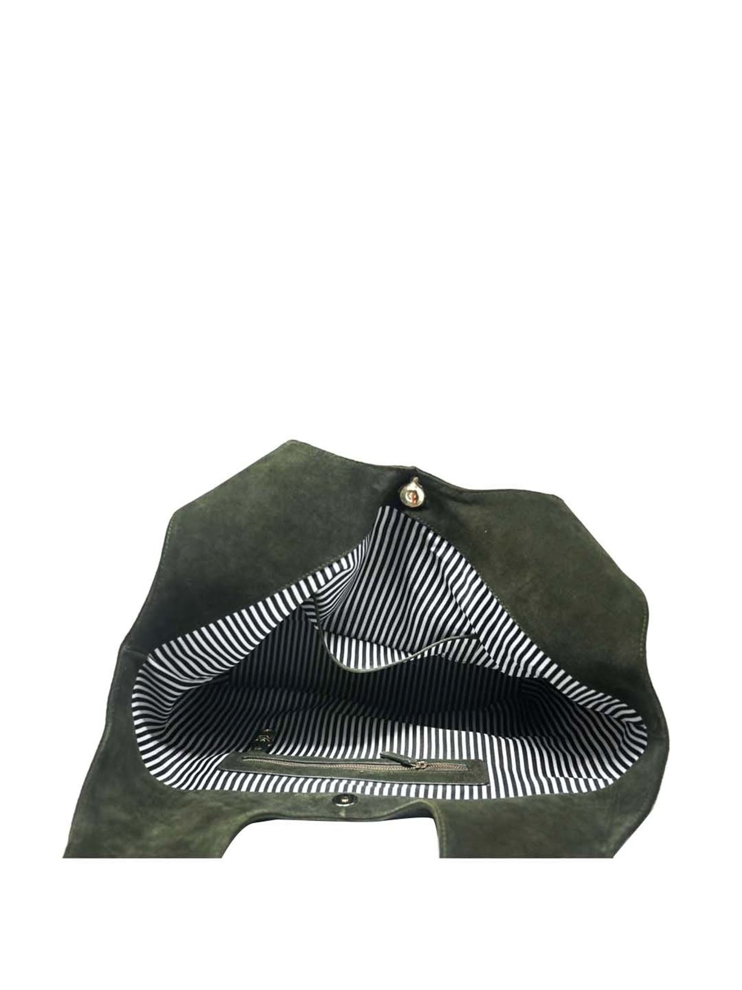 Tohl Green Solid Large Hobo Handbag