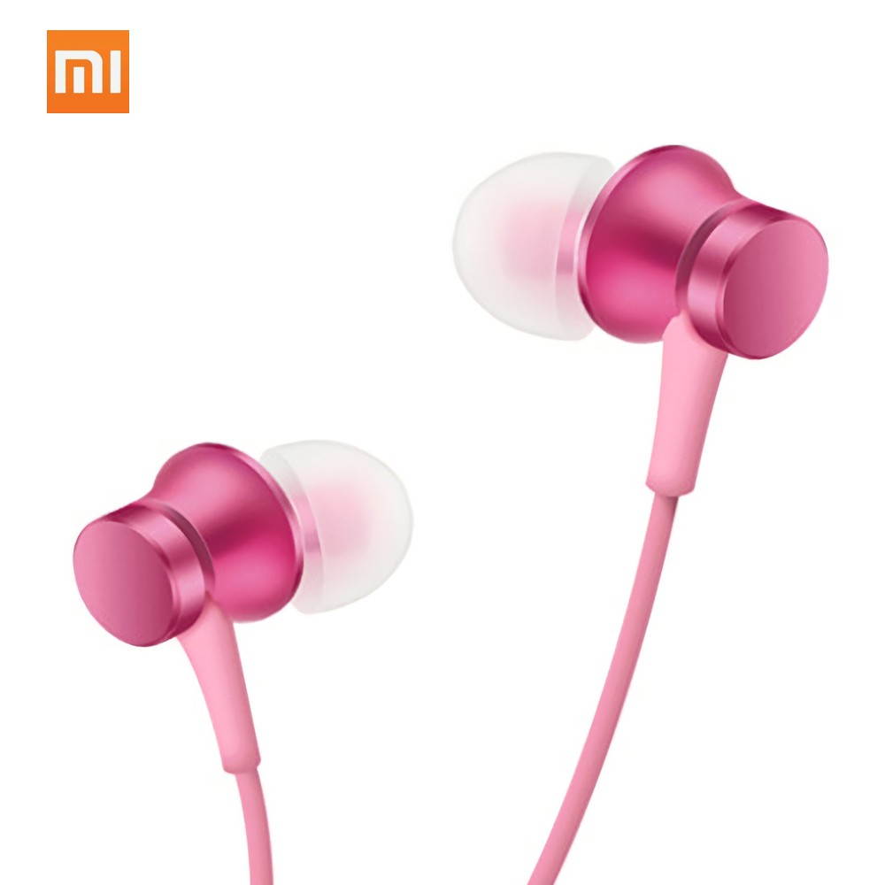 Original Xiaomi In-Ear Earphones Fresh Version 3.5mm Plug Balance Damping System Earbuds Built-in Microphone Answering Calls Headset for Smartphone
