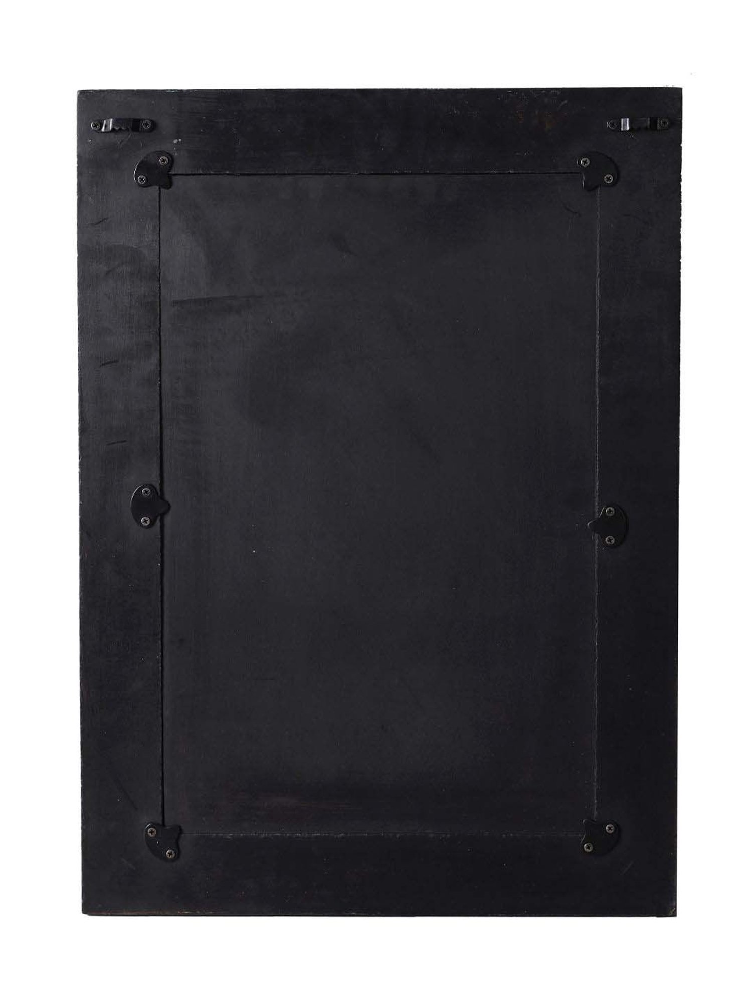 Aapno Rajasthan Red & Blue Wooden Wall Mirror