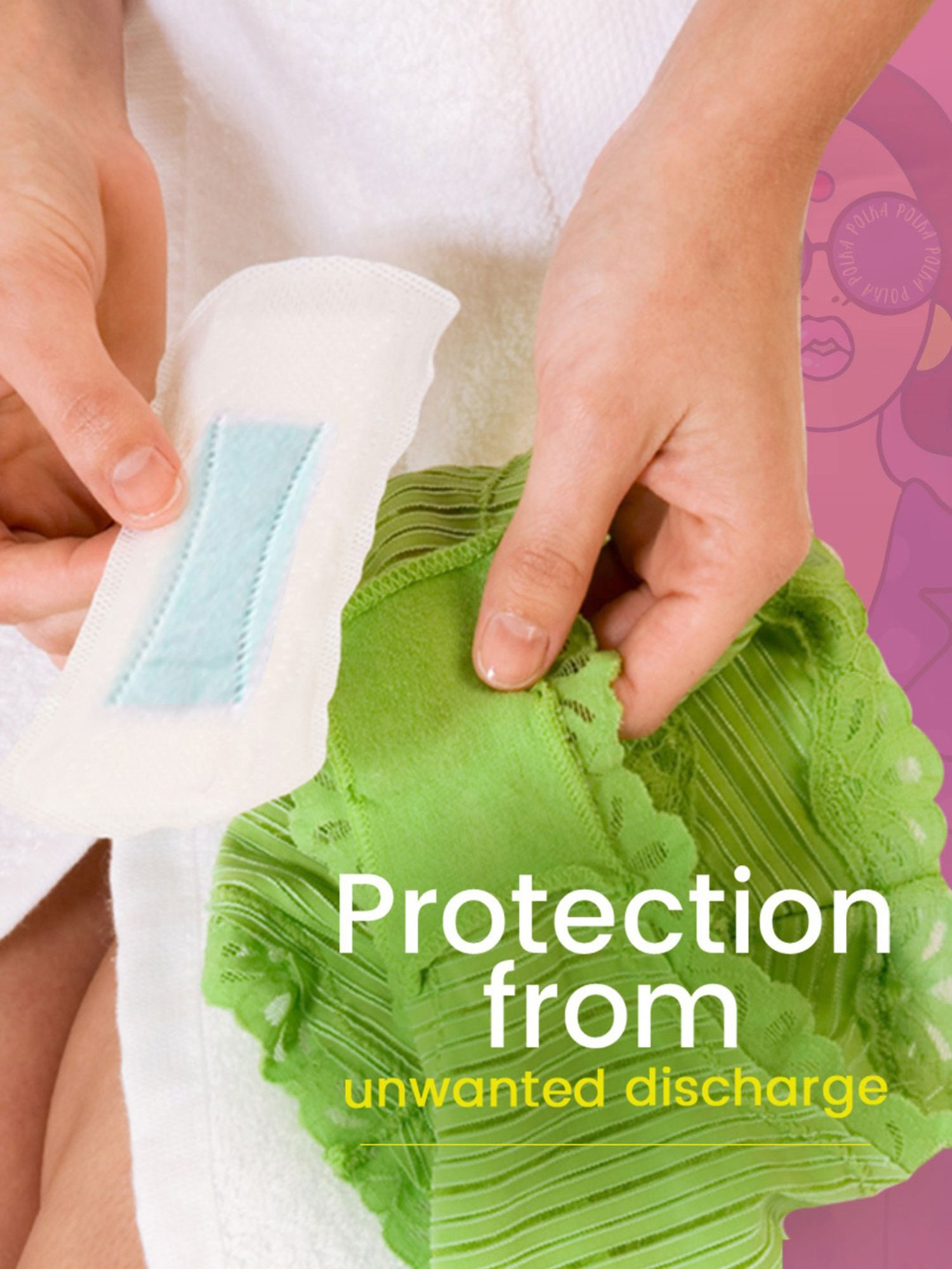 LAIQA Panty Liners (Pack of 3) XS - 60 Panty Liners