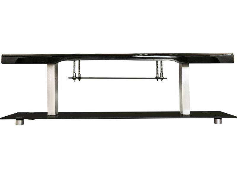 Furniture of America Collatta Contemporary Metal TV Console in Black
