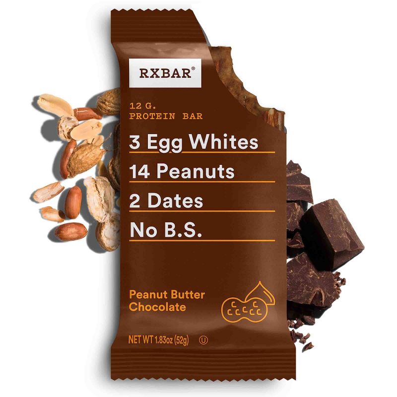 RXBAR Chocolate Peanut Butter Nutrition Bars - 18.3oz/10pk