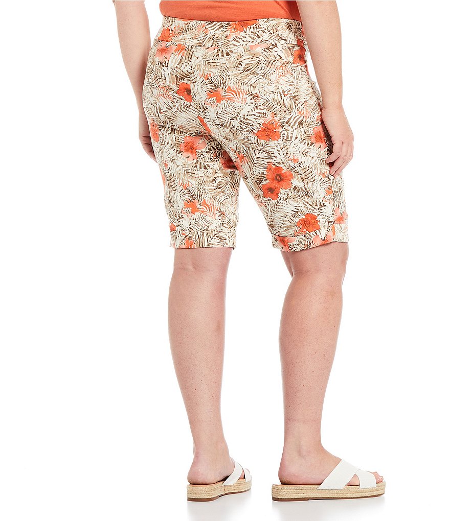 Vince Camuto Plus Size Tencel Drawstring Shorts