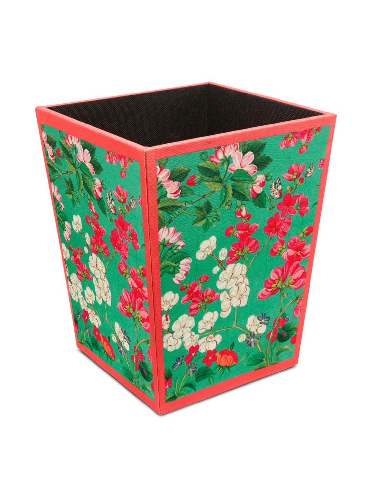 SEJ by Nisha Gupta Green Wooden Open Dry Bin - 11.5 Litres