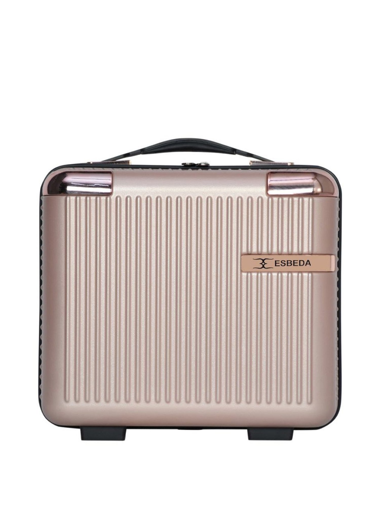 Esbeda Rose Gold ABS Textured Vanity Bag