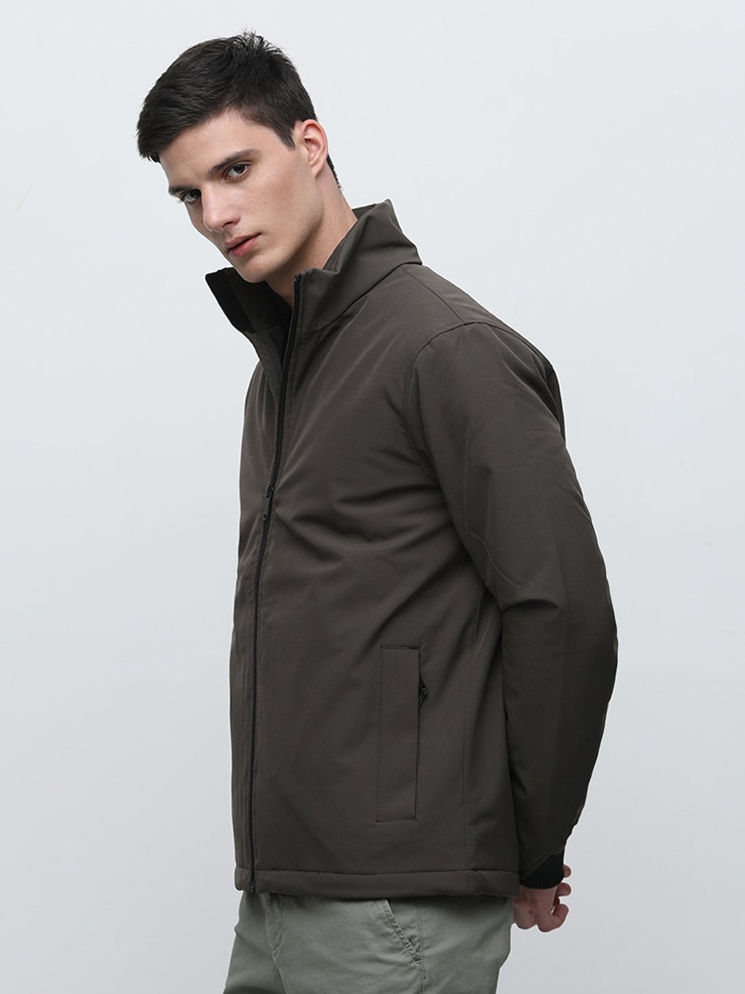 SELECTED HOMME Olive Regular Fit Jacket
