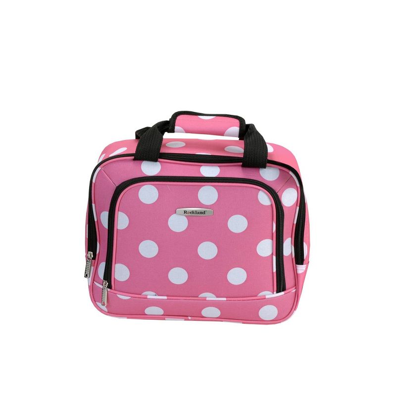 Rockland Galleria 4pc Luggage Set - Pink