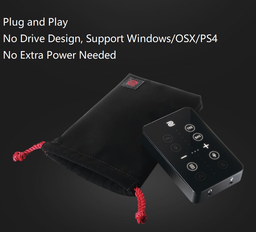 Zowie USB DAC Chip  2.1Sound Cards Vital for Gaming