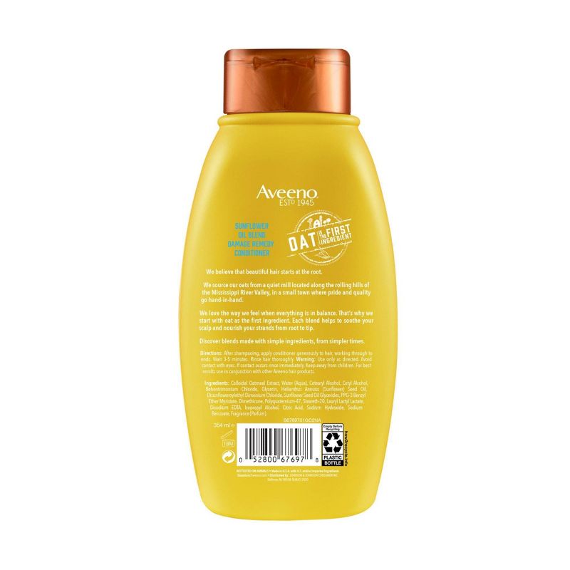 Aveeno Sunflower 7-Oil Blend Conditioner - 12 fl oz