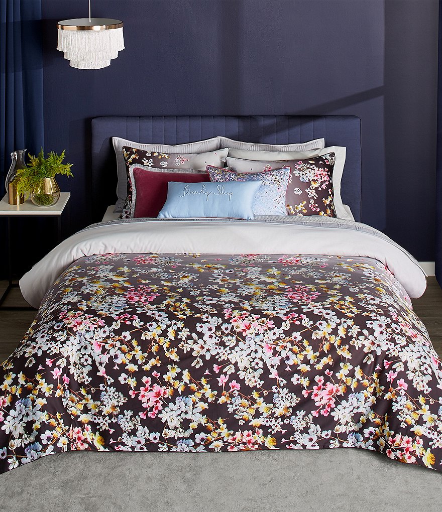 Ted Baker London Jasmine Black Duvet Cover Mini Set