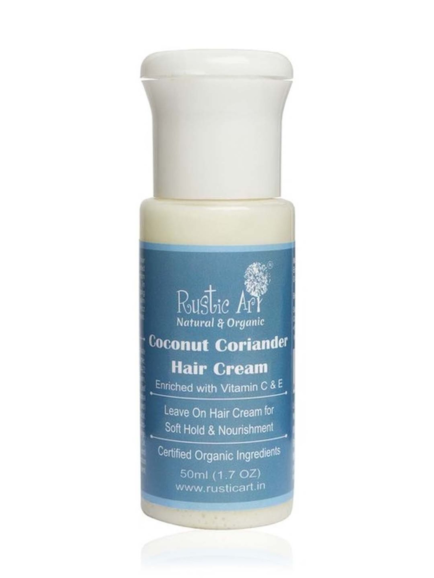 Rustic Art Coconut Coriander Hair Cream - 50 ml