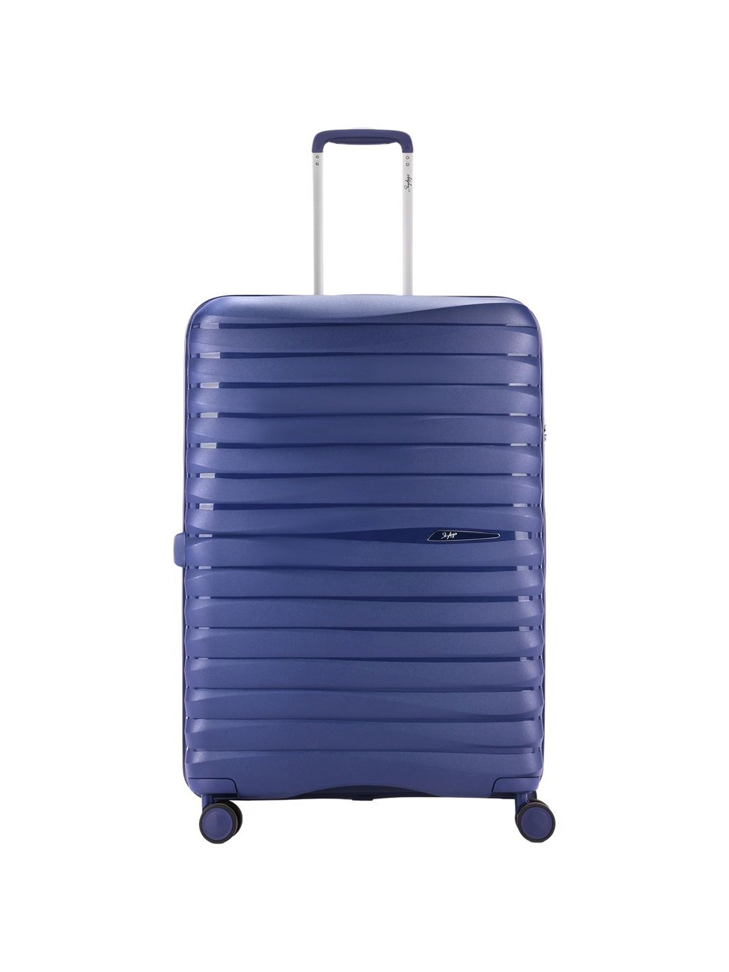 Skybags FLOAT Blue 8 Wheels Hard Cabin Trolley Bag 51.5