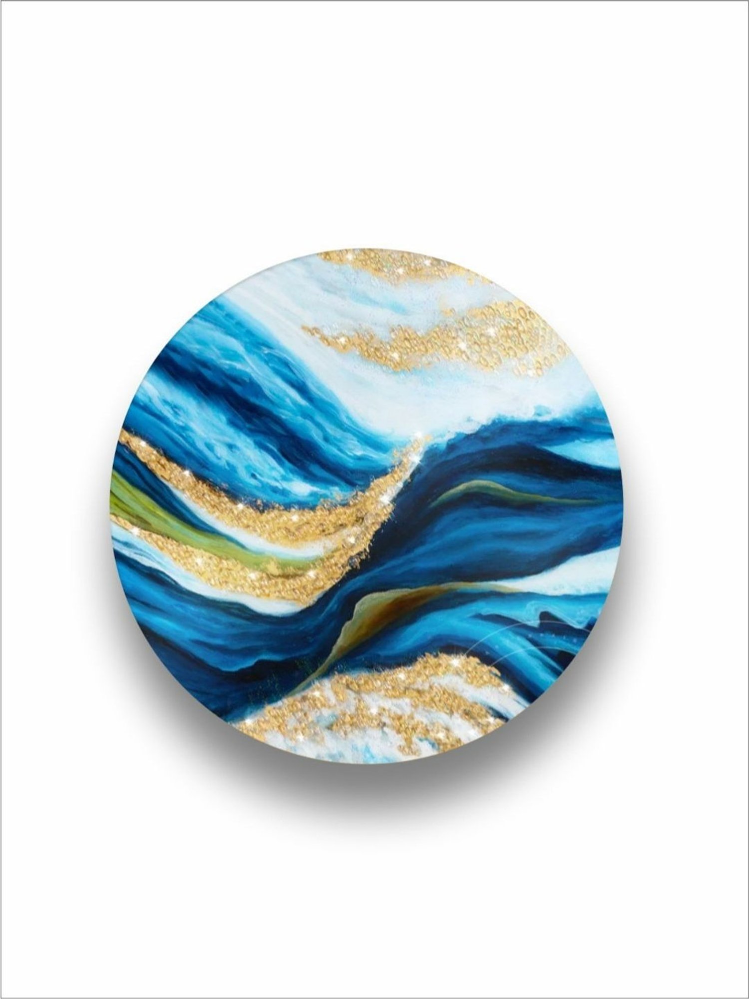 The Art House Abstract Multicolor Canvas Painting