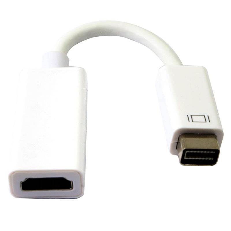 DVI to HDMI Video Adapter Compatible with Macbooks and iMacs- M/F - MacBook DVI Adapter - DVI Male to HDMI Female Cable- not DP- Request Pure Copper Cable