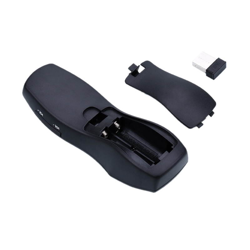 VIBOTON A3 Multimedia Presentation Remote PowerPoint Clicker Wireless Presenter Air Mouse, Control Distance: 10-15m