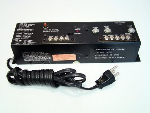 15-WATT PAGING AMPLIFIER W/ALC