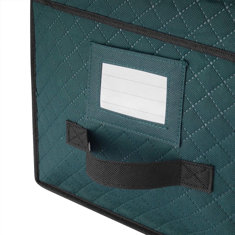 Elf Stor Christmas Ornament Storage Chest Green