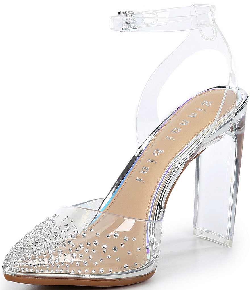 Trotters Kari Pearlized Leather Block-Heel Pumps