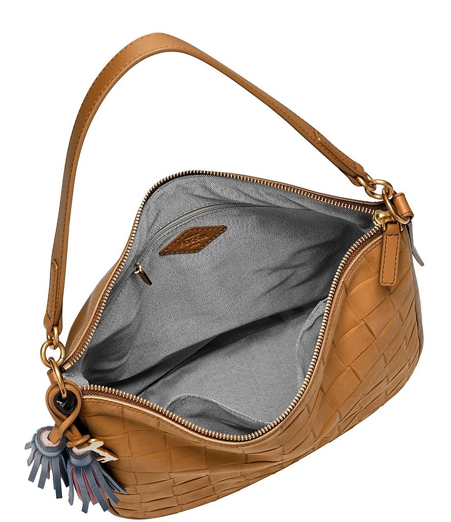 Calvin Klein Ivy Linen Python Hobo Bag