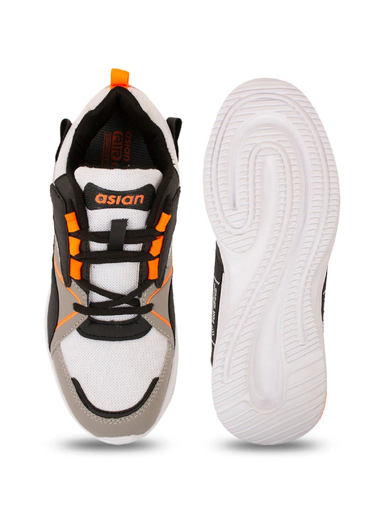 Asian Men's Grey Running Shoes