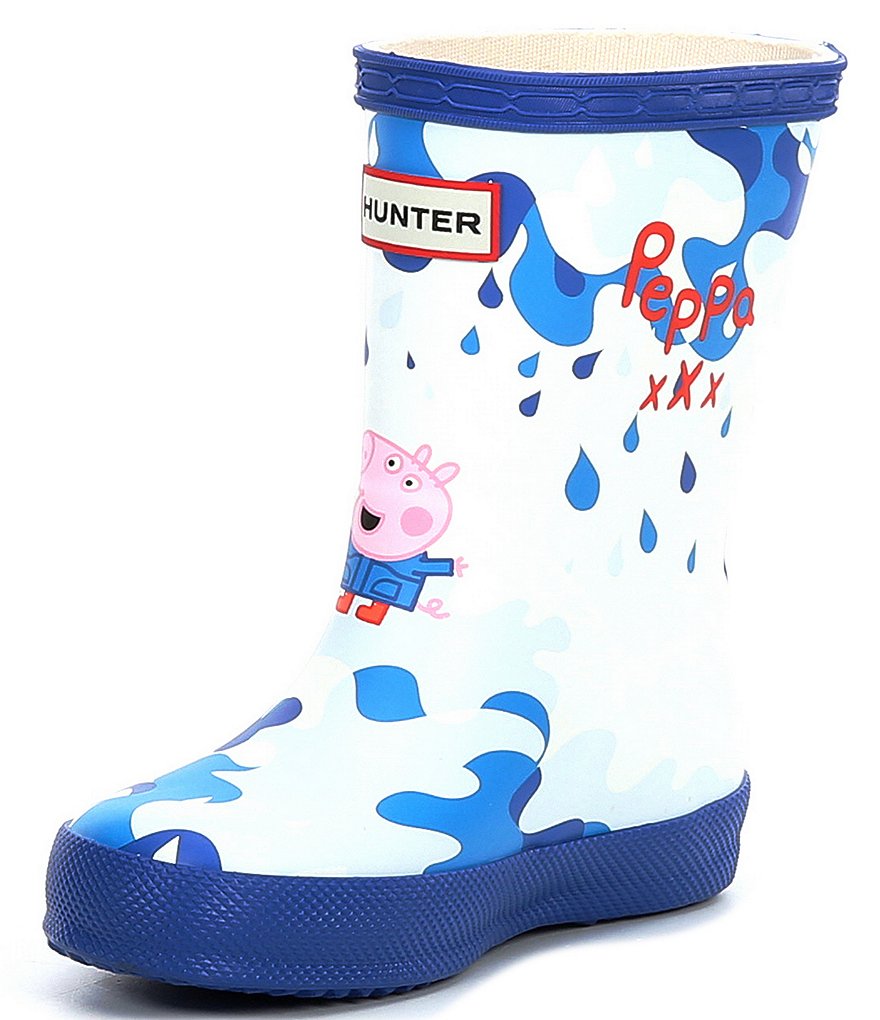 Hunter Kid's First Peppa Pig Muddy Puddle Rain Boots (Infant)