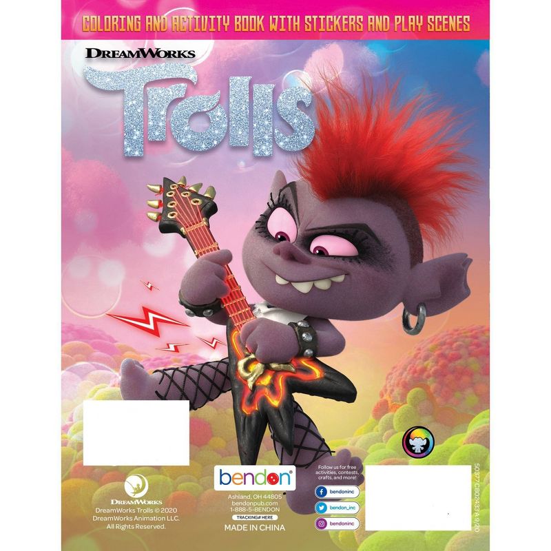 Trolls 2 Mini Sticker Scene Plus