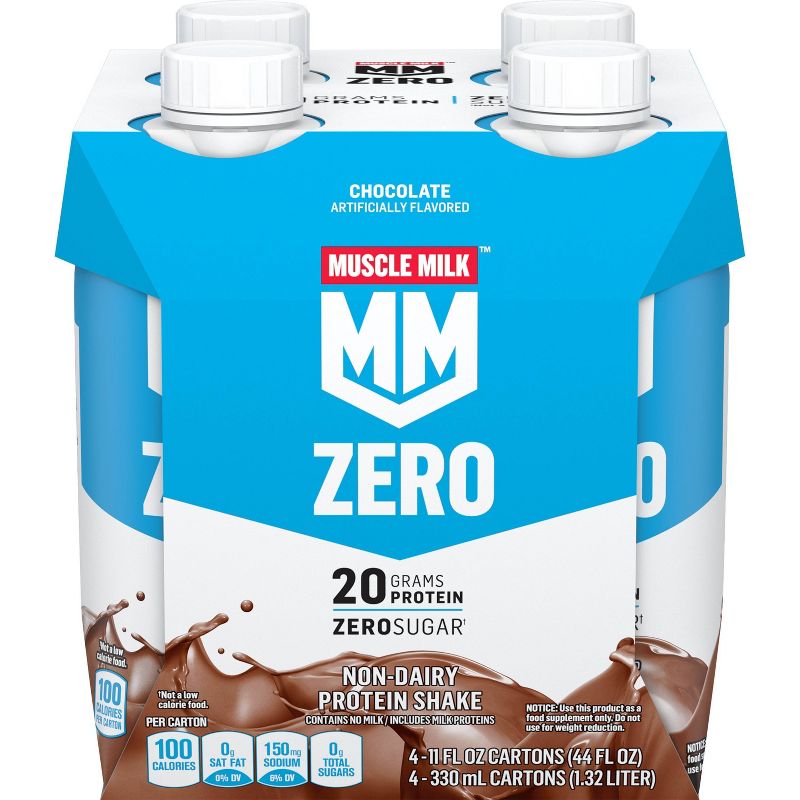 Muscle Milk Non-Dairy Protein Shake - Chocolate - 4pk/44 fl oz