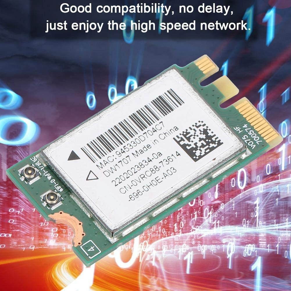 Simlug Good Compatibility Universal NGFF Network Card, Practical Wireless Network Card, High Speed Delicate Durable for Dell