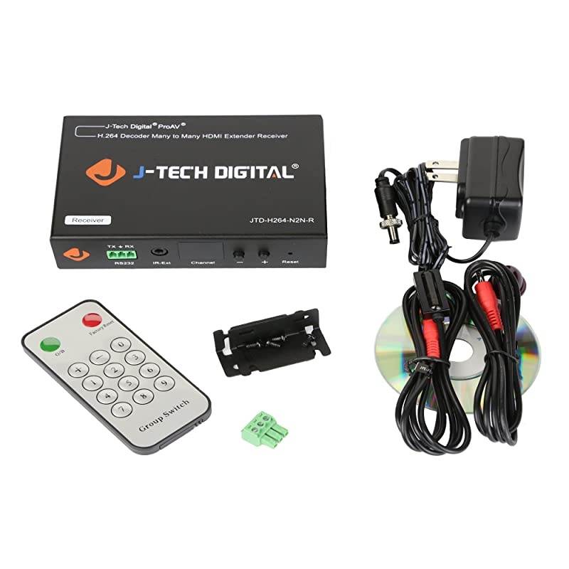 H264 EncoderDecoder Over Ethernet Extender Matrix with RS232IR RoutingReceiverDecoder