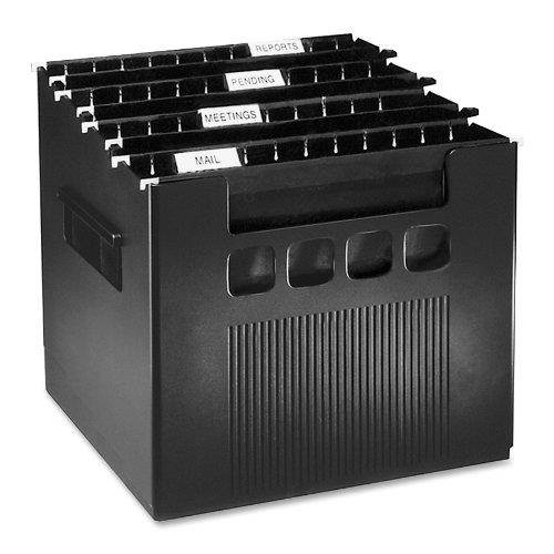 Oxford 43013 Super DecoFlex Letter Size Desktop Hanging File, Plastic, 13 x 10 x 11, Black