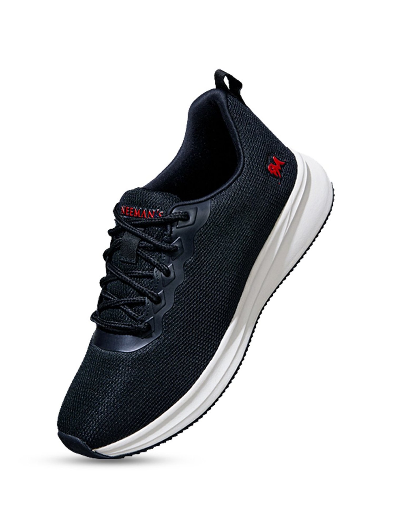 Neemans Men's Black Running Shoes