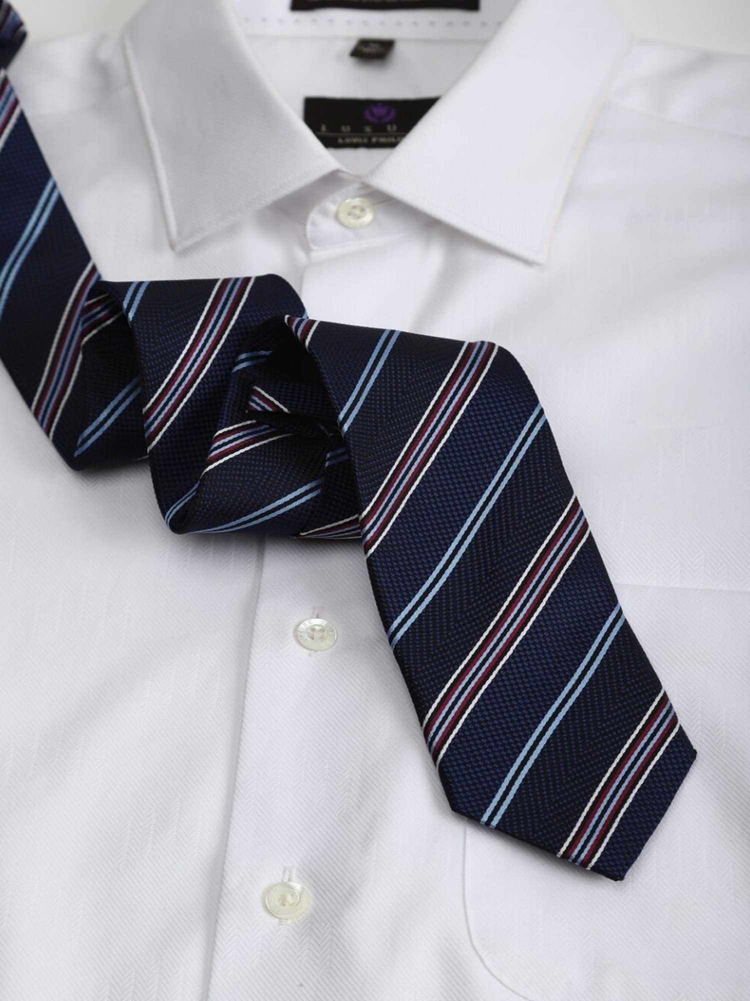 CHOKORE Yellow and Blue Printed Tie