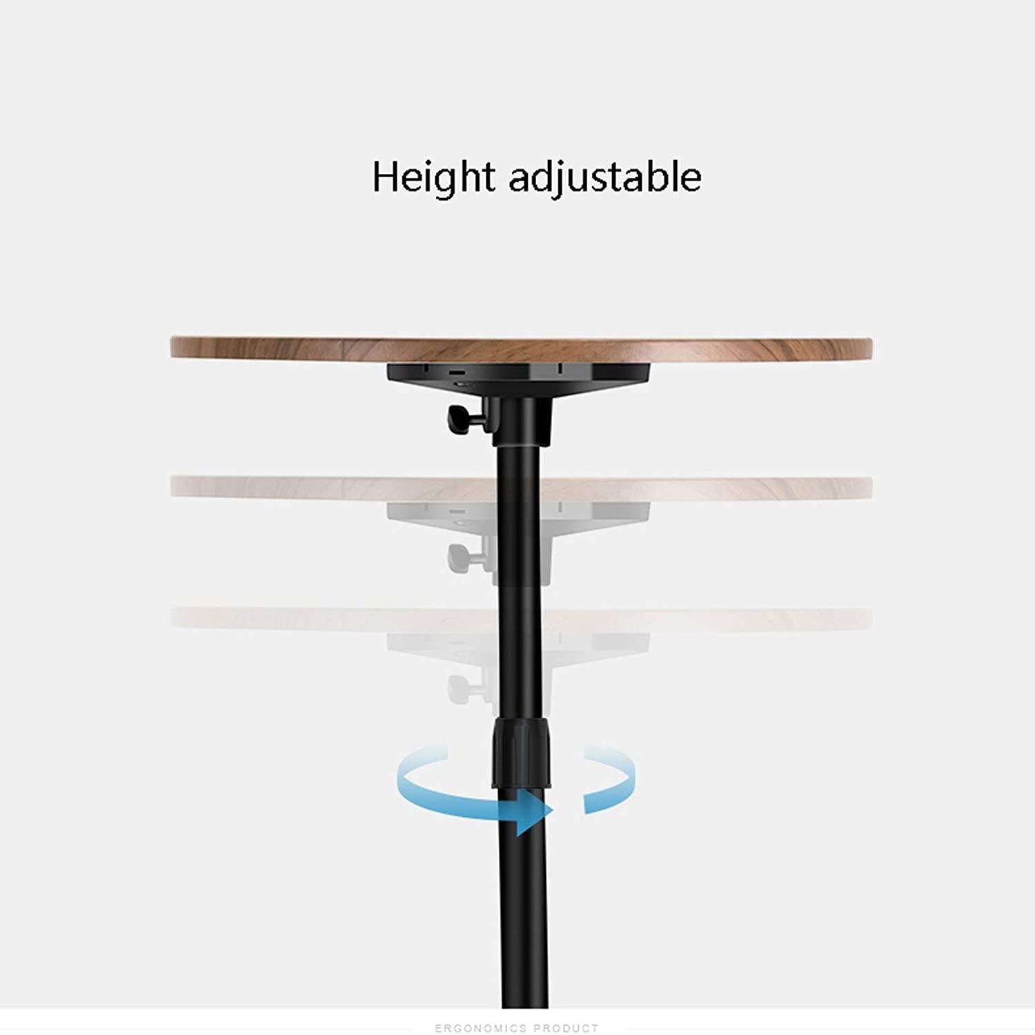 hongbanlemp Mobile Projector Projector Laptop Floor Stand - Holder for Projector, Tablet Holder Mount with Adjustable Height and Gooseneck Phone Holder Projector Tripod Stand (Color : Black)