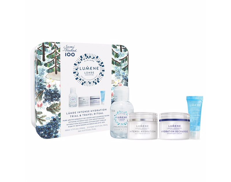 Lumene Lahde Intense Hydration Travel & Trial Ritual - 4pc