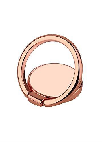 iDecoz Phone Ring Stand Universal Phone Ring Holder Kickstand. Works with iPhone Xs, iPhone Xs MAX, iPhone X, iPhone 8/8 Plus, iPhone 7/7 Plus and More (Rose Gold)