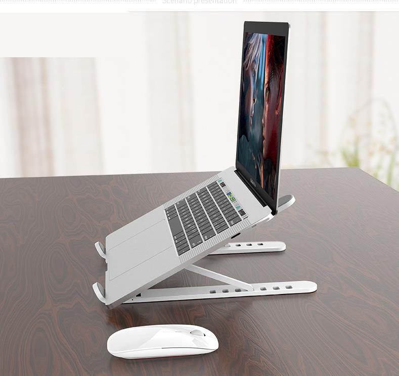 Laptop Stand, Portable Adjustable Tablet Computer Stand,Aluminum Alloy Folding Laptop Stand for 10-15.6" Laptops & Tablet
