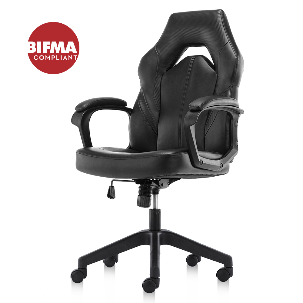 Gaming Chair Ergonomic Racing Game Chair Comfortable Computer Desk Chair for Home, Office, Gaming Room, Black