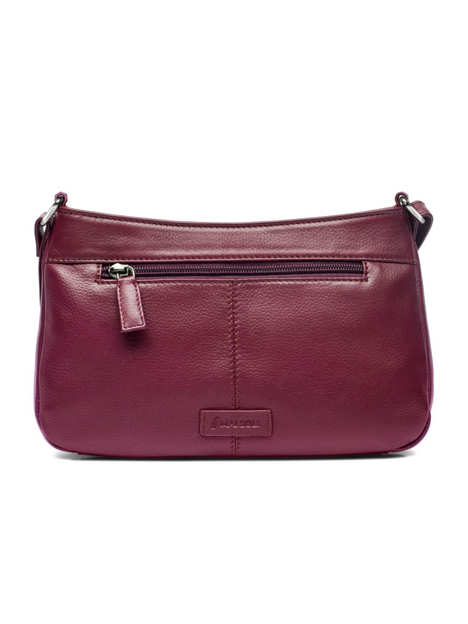 Mai Soli Missy Leather Purple Cross Body Bag