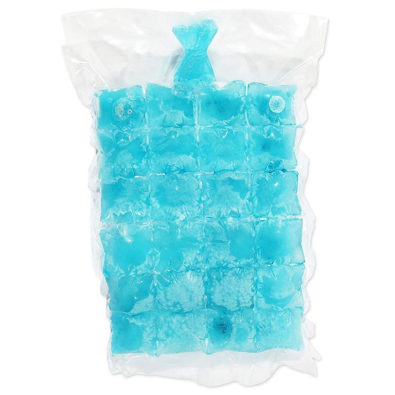 Stockroom Plus 100 Pack Disposable Ice Cube Storage Bag for Outdoor Party (7.6 x 12 in)