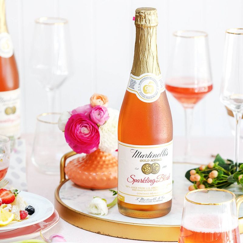 Martinelli's Sparkling Blush 100% Juice - 25.4 fl oz Bottle