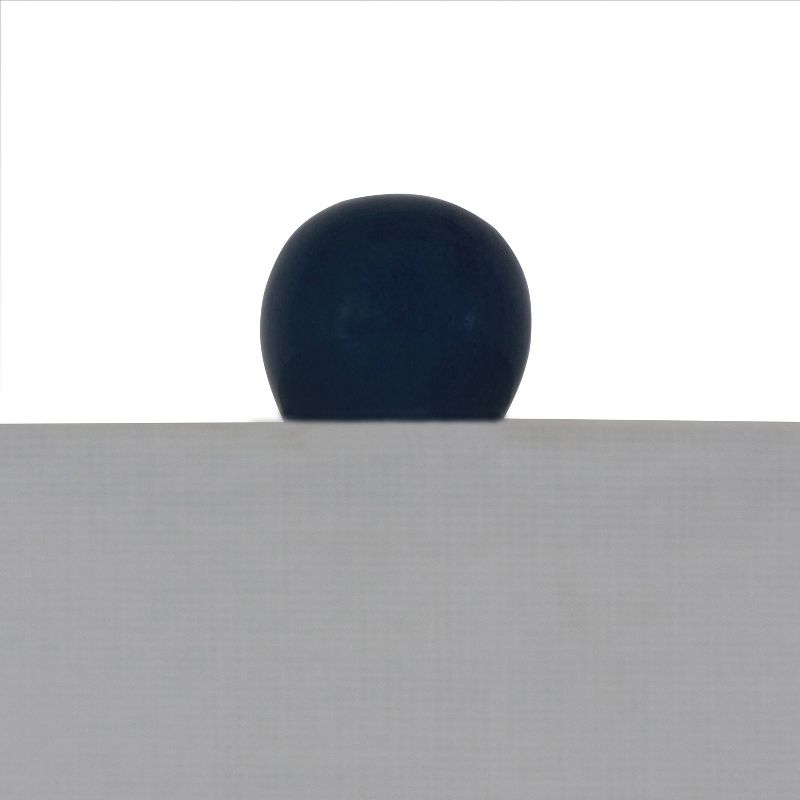 24.5" Tamara Faceted Ceramic Table Lamp - Dark Blue - Decor Therapy