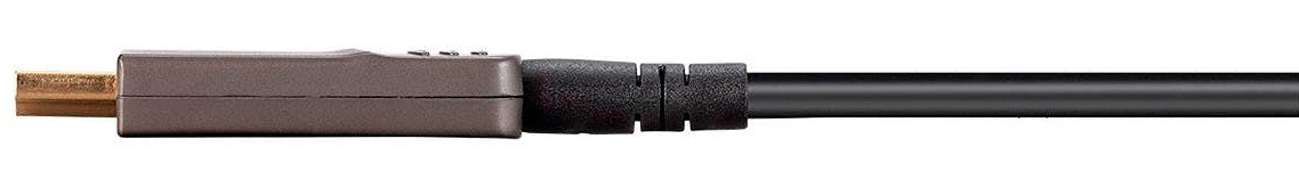 Monoprice Ultra High Speed HDMI Cable - 330 Feet - Black, 8K@120Hz, Dynamic HDR, 48Gbps, Fiber Optic, eARC, AOC, YCbCr 4:4:4 - SlimRun AV Series