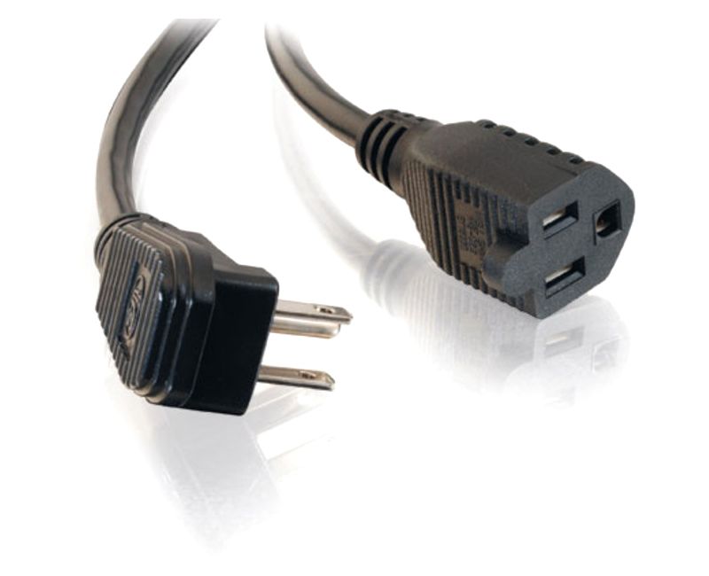 C2G 6ft 18 AWG Flat Plug Power Strip Plus (NEMA 5-15P to NEMA 5-15R) - 6ft