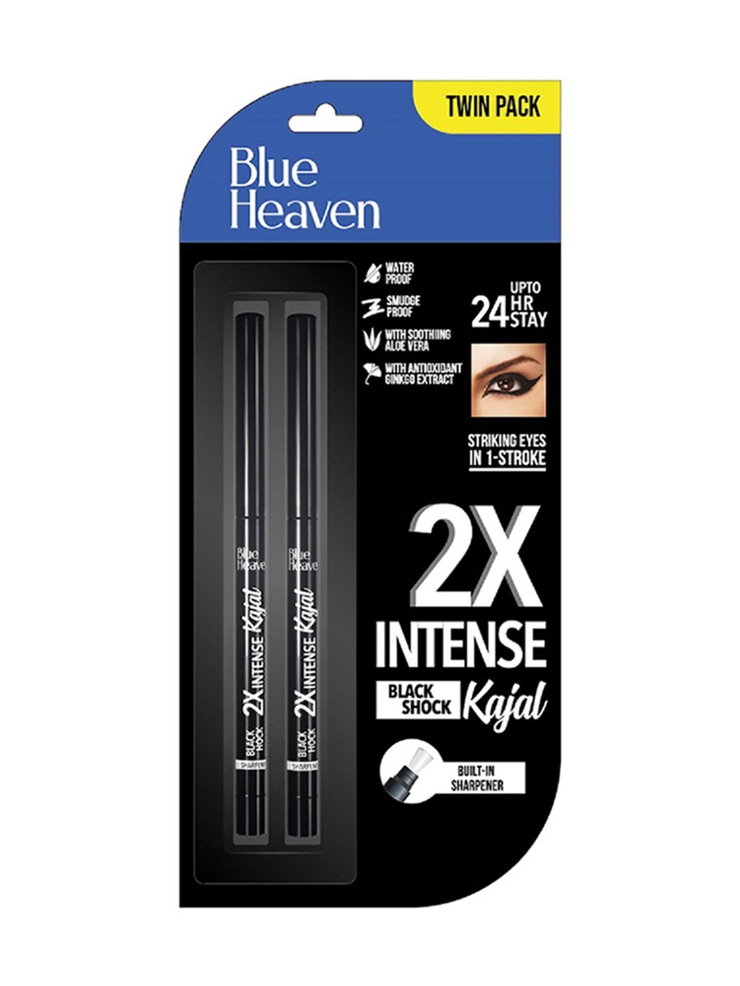 Matt Look Single Stroke Super Glide Eyeliner Kohl Kajal Bottle Green - 1.3 gm