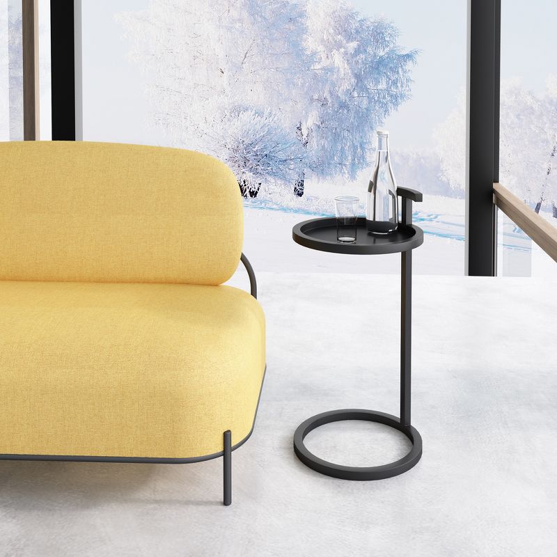 Katrine Camden Side Table Black Gold - Jamesdar