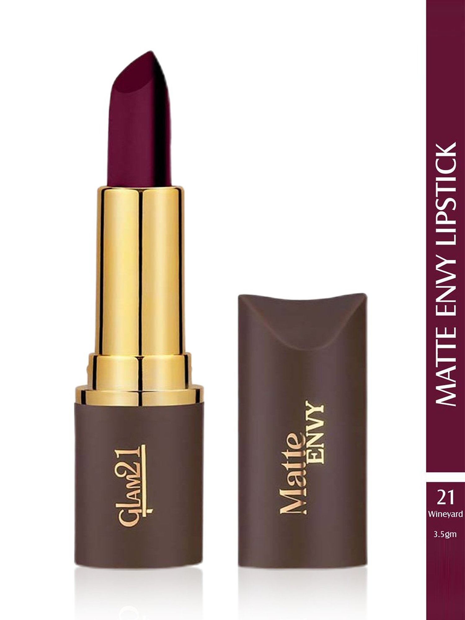 Glam21 Matte Envy Lipstick 21 Wineyard - 3.5 gm