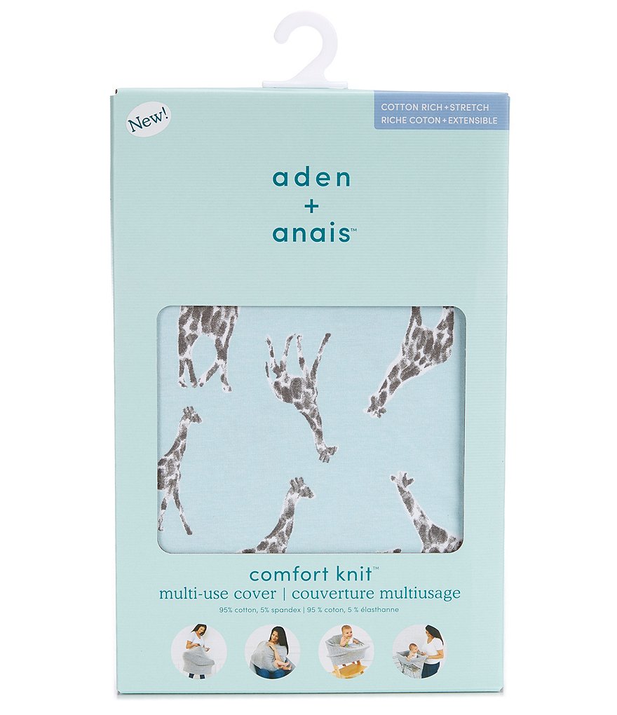 Aden + Anais Baby Jade Giraffes 6-In-1 Multi-Use Cover