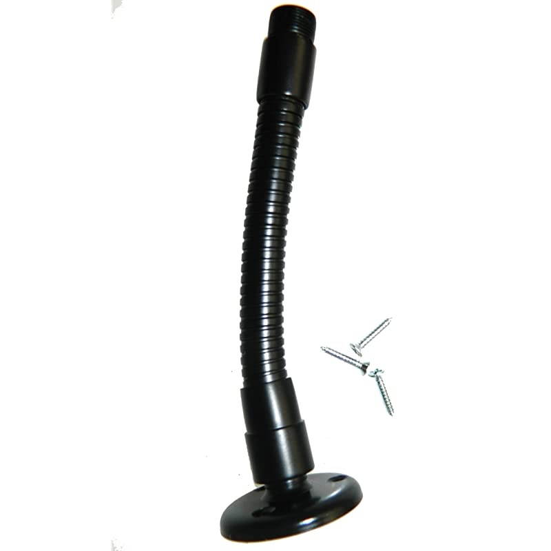 Table Mount base with 6 Gooseneck Black